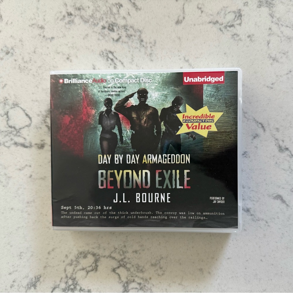 Day by Day Armageddon Beyond Exile Audiobook - by J. L. Bourne